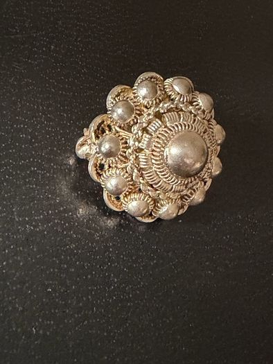 Silver brooch