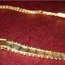 Vintage 9ct Gold Tri-Colour Bracelet Image 8