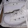 White chunky converse lugged Image 4