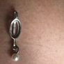 white gold pendent with pearl Image 5