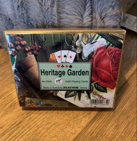Brand new unopened Heritage Garden Playing Cards