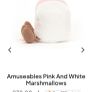 New JELLYCAT Amuseables Pink & White Marshmallows Image 2