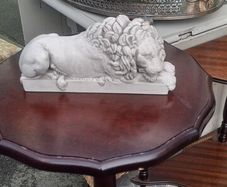 Sleeping Classic Lion Statue