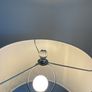 Tall silver and crystal lamp Image 8