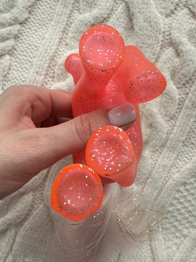 1984 Hasbro G1 Vintage My Little Pony Sunspot Sparkle Orange Glitter Pink Used PLease look at the pictures