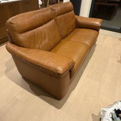 Natuzzi Brown 3 Seater Sofa