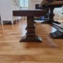 Dining room table and matching benches Image 9