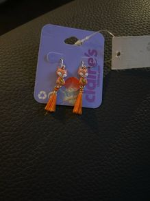 Claire's fox earrings