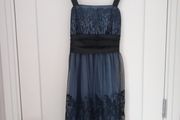 Blue sparkly party dress