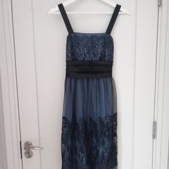 Blue sparkly party dress