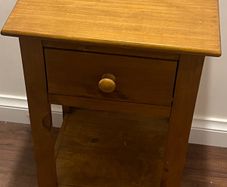 Single Drawer Bedside Table