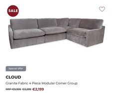 corner modular sofa