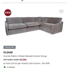 corner modular sofa
