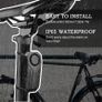 113dB Bike Alarm Wireless Vibration Motion Sensor Waterproof Motorcycle Alarm with Remote Image 3