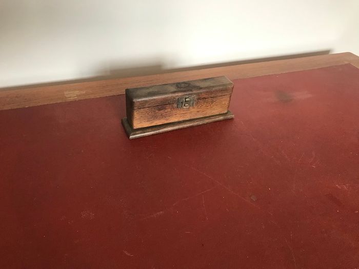 Antique Wooden Box - Perfume Bottles ??