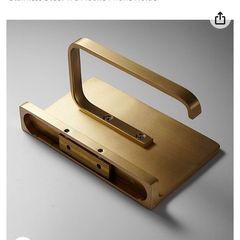 toilet roll holder gold