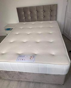 New Tufted Sprung Memory Foam Mattress Available In All Sizes.