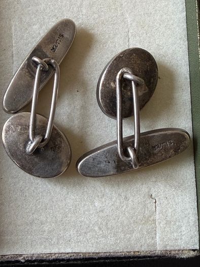 Sterling silver cufflinks