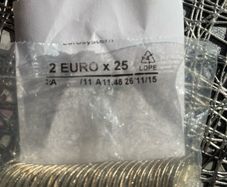 Sealed Roll of 25 Irish 2 euro Hibernia 2016 Commemorative Coins Uncirculated