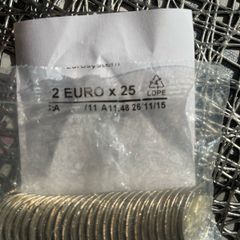 Sealed Roll of 25 Irish 2 euro Hibernia 2016 Commemorative Coins Uncirculated