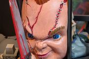 Chucky Book Nook - Horror Bookshelf Insert - Hand Painted Resin Figure