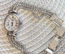 Sterling silver 925 ladies watch
