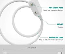 USB Charger Cable For Huawei Watch Fit, Band 6, 7, Huawei 4X, Honor Watch ES