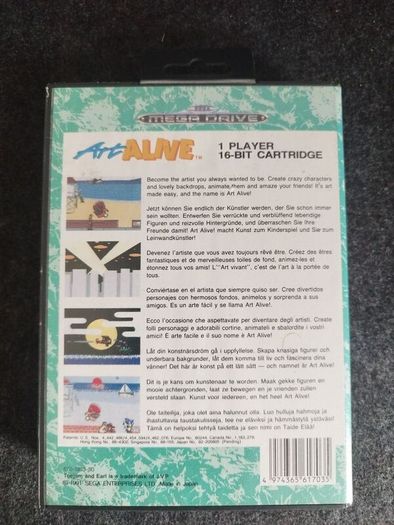 Art Alive Sega Megadrive