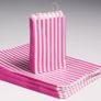 Lot of 200 Pink stripe counter bags 7x9 inches ideal for candy weddings parties candy cart shop small retails sweet shops Image 2