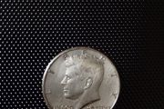 1964 kennedy half dollar(fg) &amp; 2000 one dollar "sacagawea