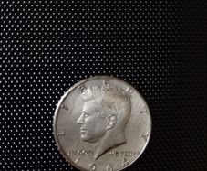 1964 kennedy half dollar(fg) & 2000 one dollar "sacagawea