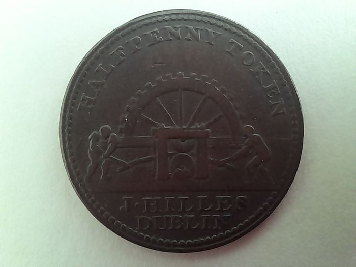 2 Dublin Tokens 1813 and 1825