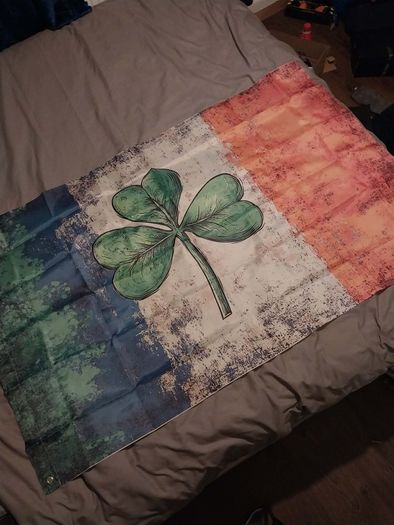 Irelamd flags for the match 6 to choose from