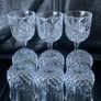 Three crystal shot glasses Image 6