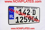 German Square Plate Pressed Euro
