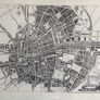 Framed Map of Dublin 1829 Print Large Wall Art Image 6