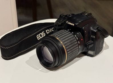 Canon EOS 400D DSLR + Tamron 18-200mm Lens Kit