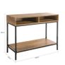 Console Table With 2 open compartments Image 2
