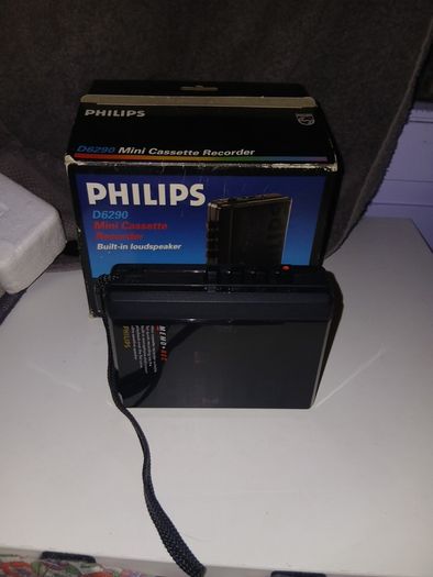 Philips D6290 Memo Rec Mini Cassette Recorder