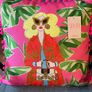 Cushions Pop Art Pair NEW  Flower Power Image 2