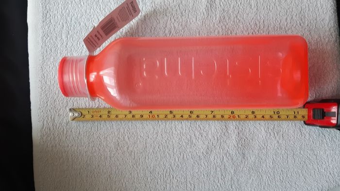 Sistema 1L Square Water Juice Bottle Orange New Home Office School College