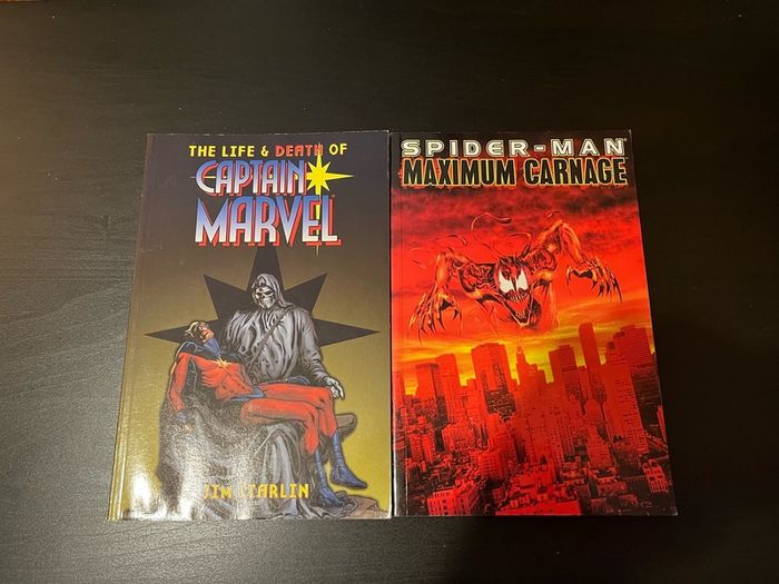Assorted Marvel trade paperbacks
