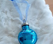 2026 Turquoise Christmas tree decoration