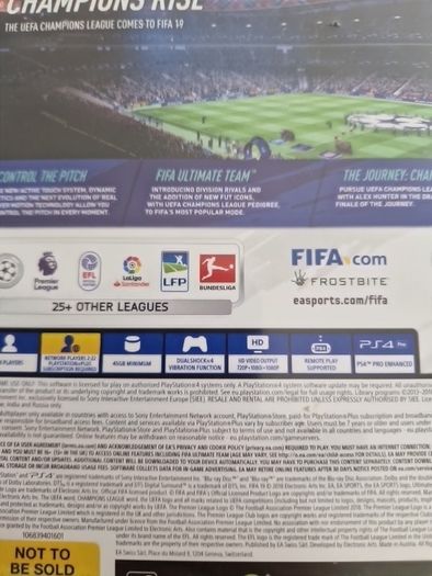 Fifa 19 2019  PlayStation4 Ps4 Games Original