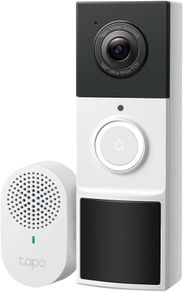 Tapo TD21 Battery Video Doorbell Wireless 2K 3MP Ultra-Clear Doorbell Camera, Ring Chime Included, Color Night, 160  DFOV Ultra-Wide, TP-Link Free AI Detection,IP65, 6-Month Battery,No Monthly Fee
