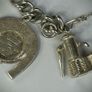 Heavy (2.4oz of Pure Silver) 925 Charm Bracelet Image 6