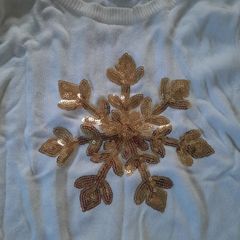 Christmas jumper Snowflake girls size 4 years