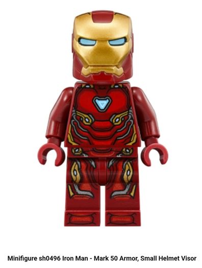 Lego Super Heroes sh0496 Iron Man - Mark 50 Armour