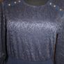 Sensuelles navy lace long sleeve maxi dress size UK12 EU40 Postage included Image 3