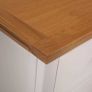 Sideboard 110x33.5x70 cm Solid Oak Wood Image 3
